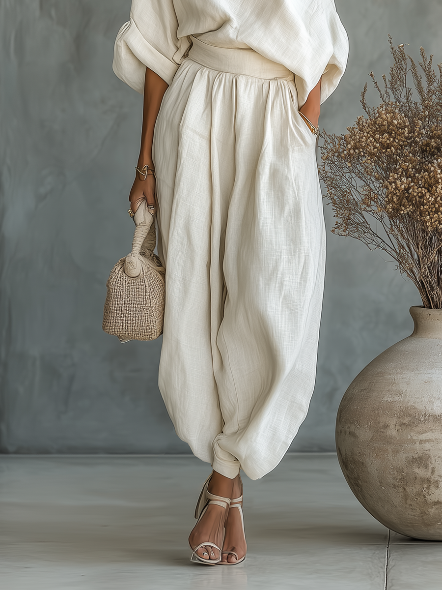 Isla | Leichter Boho Jumpsuit mit weitem Schnitt