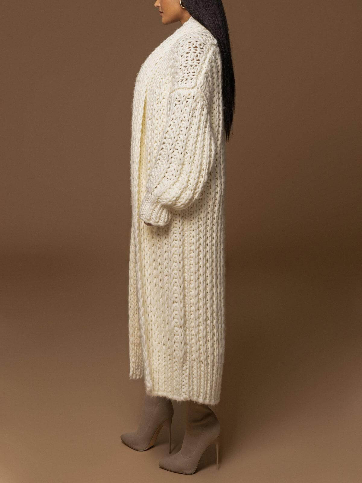 Tina | Damen-Strickmantel für gemütliche Alltagslooks