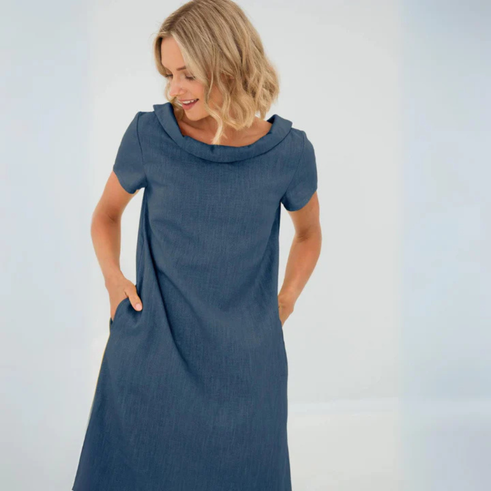 Clara | Luftiges Sommerkleid aus feinem Leinen
