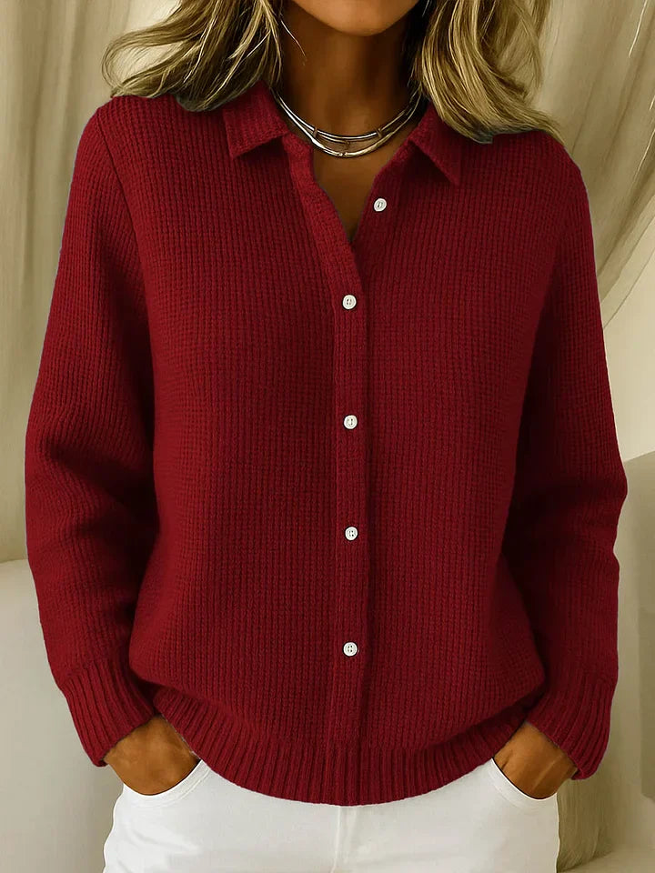 Selina | Elegante Damen-Strickjacke aus feinem Strick