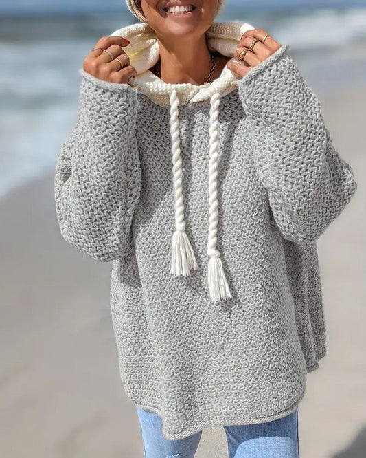 Selina | Kapuzenpullover im trendigen Farbblock-Design