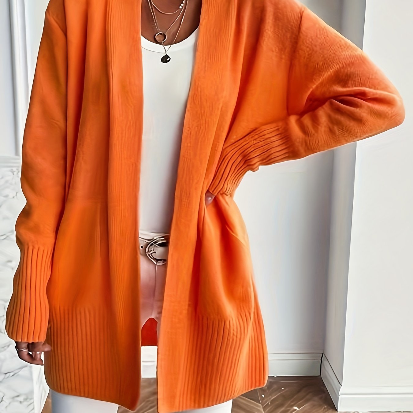 Leonie | Kuscheliger Cardigan Offener Schnitt