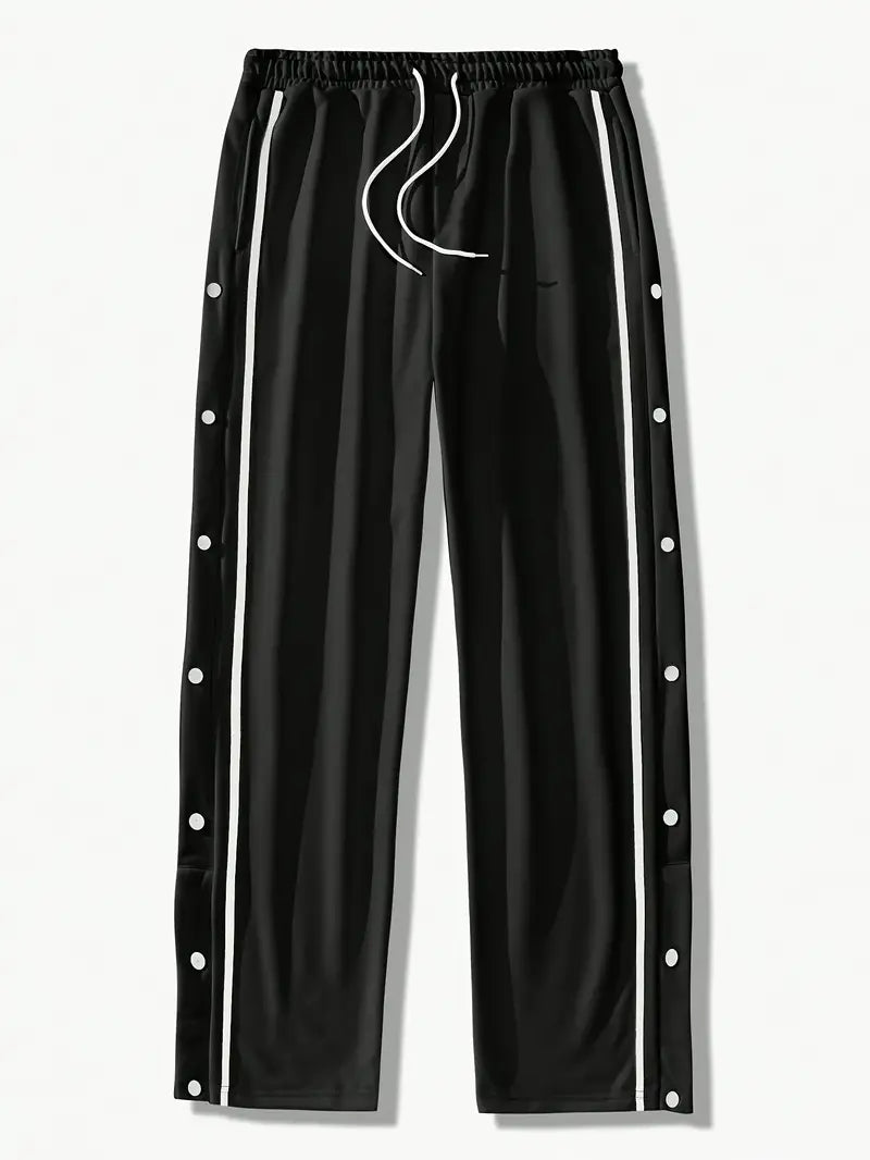 Elian | Lässige Herrenhose mit modischen Knopfdetails