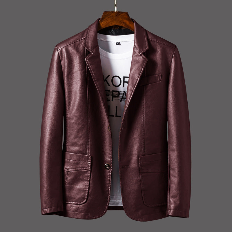 Lukas | Stilvolle Herren Lederjacke im urbanen Look