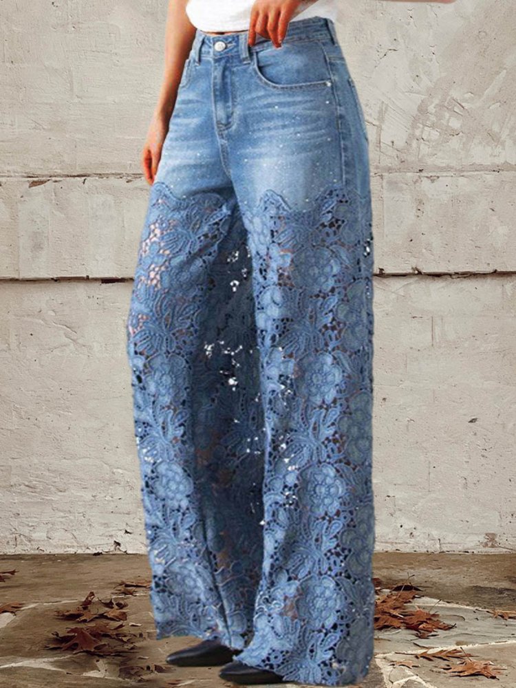 Laura | Damen-Jeans modern & stylisch Patchwork