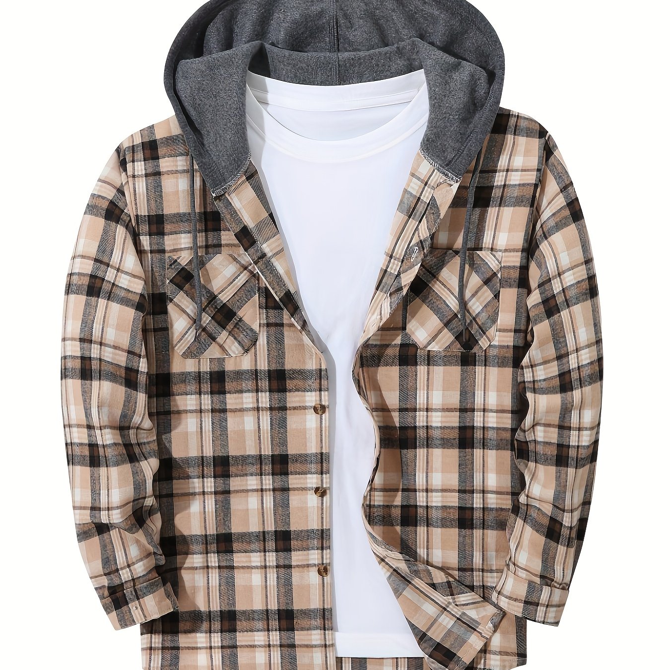 Lukas | Timberland Flanellhemd Mit Angesetztem Hoodie