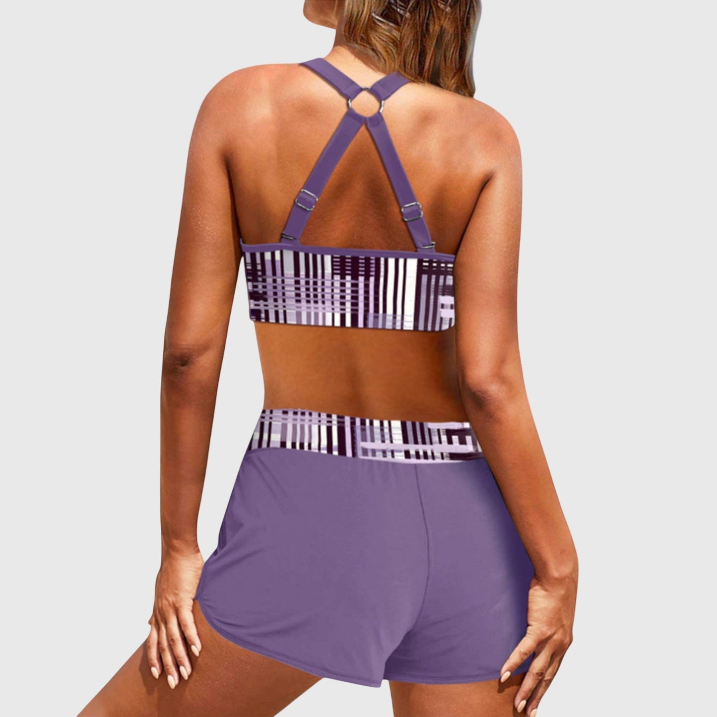 Sofia | Modischer Bikini Damen Ripp Design