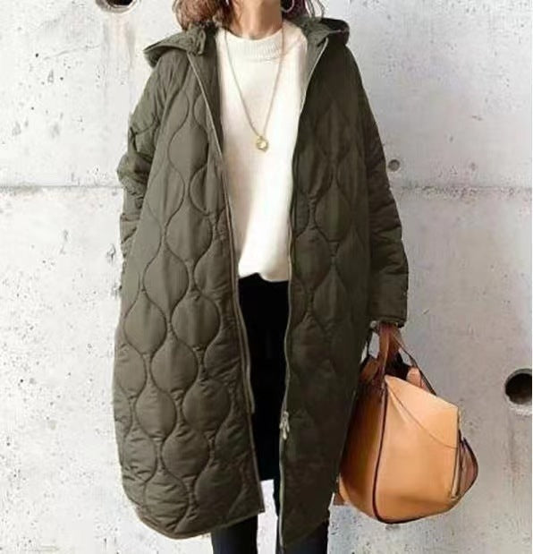 Clara | Warmer Damen-Steppmantel mit Kapuze