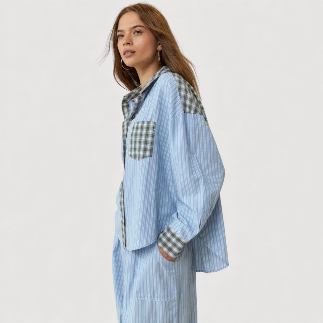 Emilia | Komfortables Pyjama-Set Damen stilvoll getragen