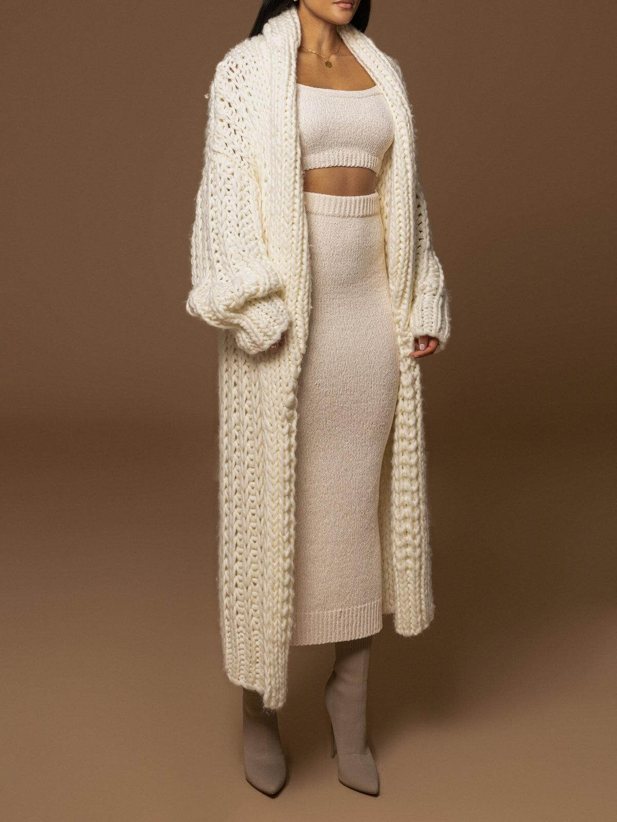 Tina | Damen-Strickmantel für gemütliche Alltagslooks