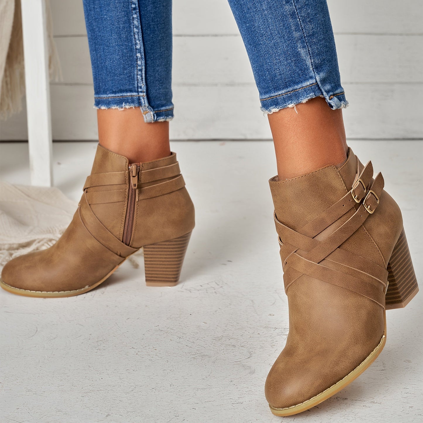 Elisa | Stilvolle Leder Boots Damen Trend