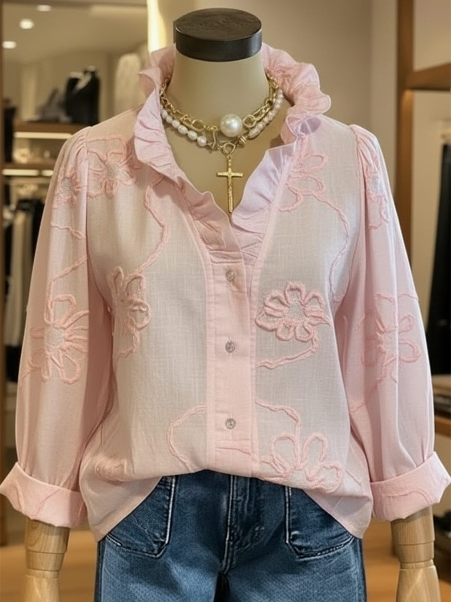 Jana | Damenbluse Freizeit komfortabel elegant