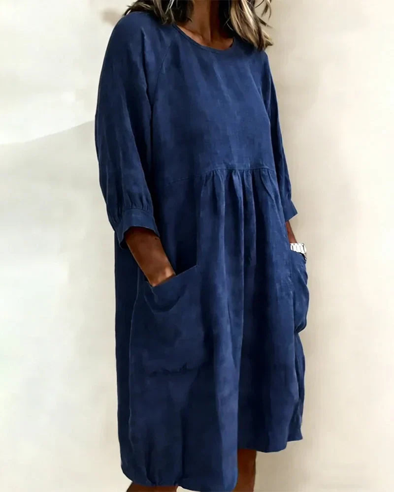 Paula | Charmantes 3/4-Arm-Kleid Damen