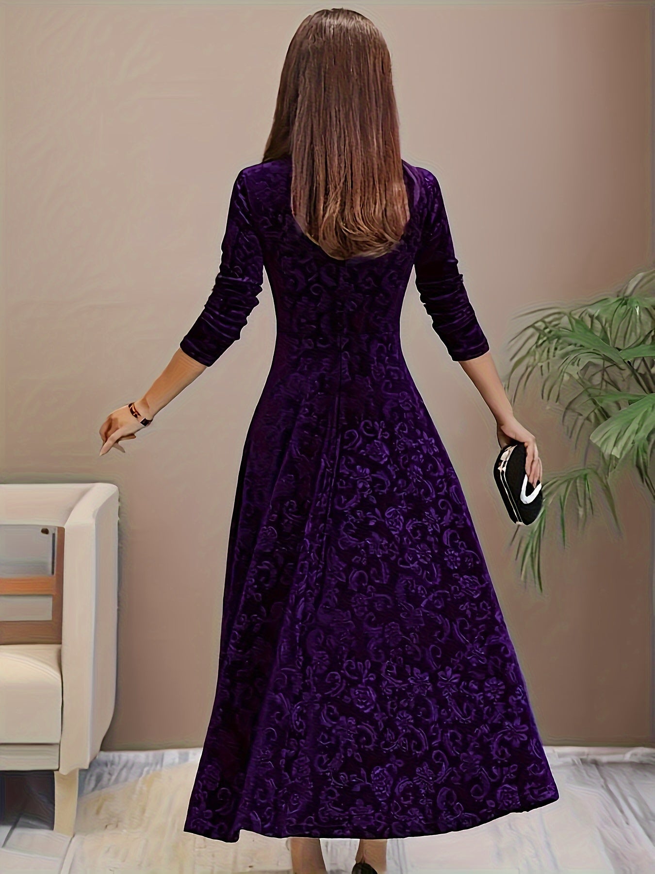 Marlene | Samtkleid Damen elegant & stylisch für Urlaub