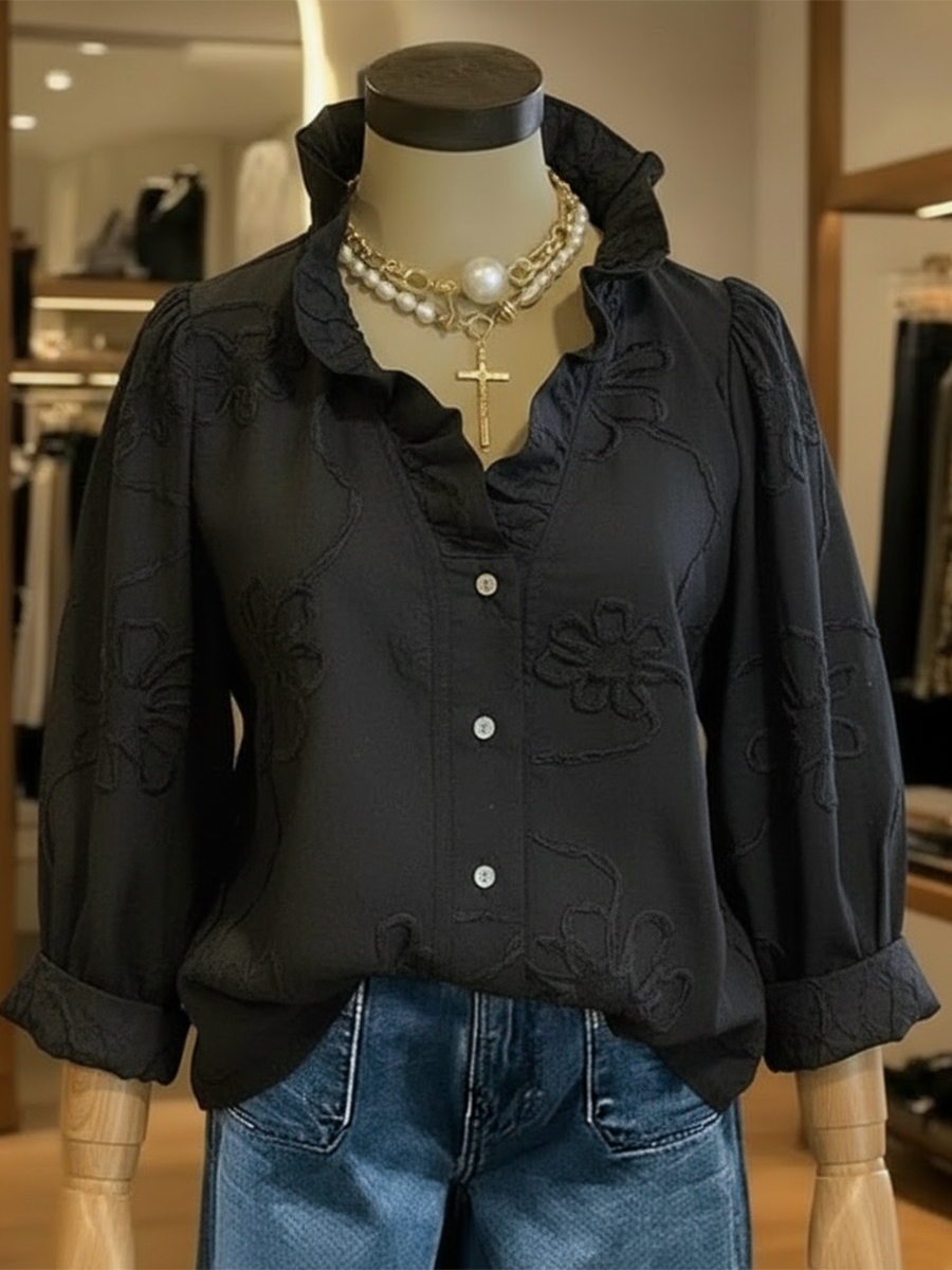 Jana | Damenbluse Freizeit komfortabel elegant