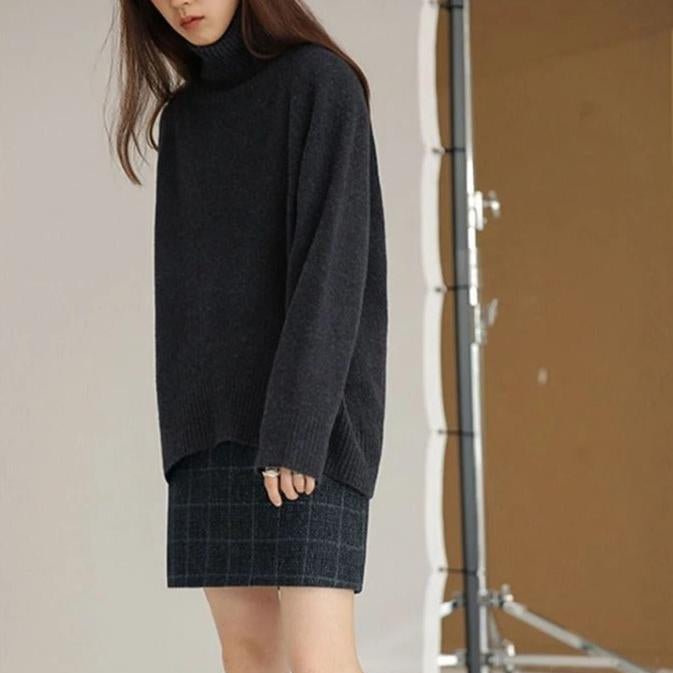 Hanna | Damen Rollkragenpullover modern lässig