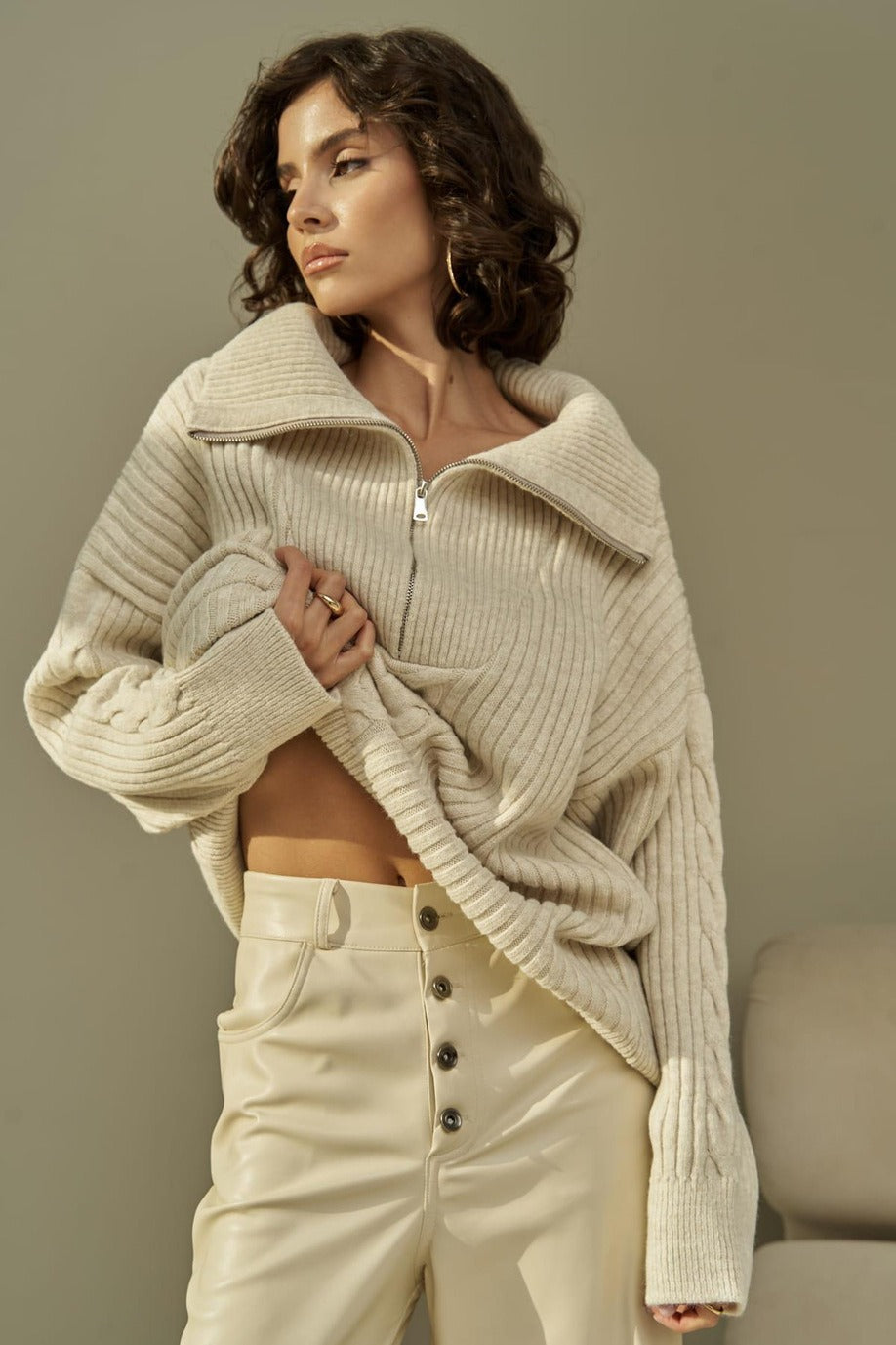 Lea | Komfortabler Pullover für Damen im Oversized-Look