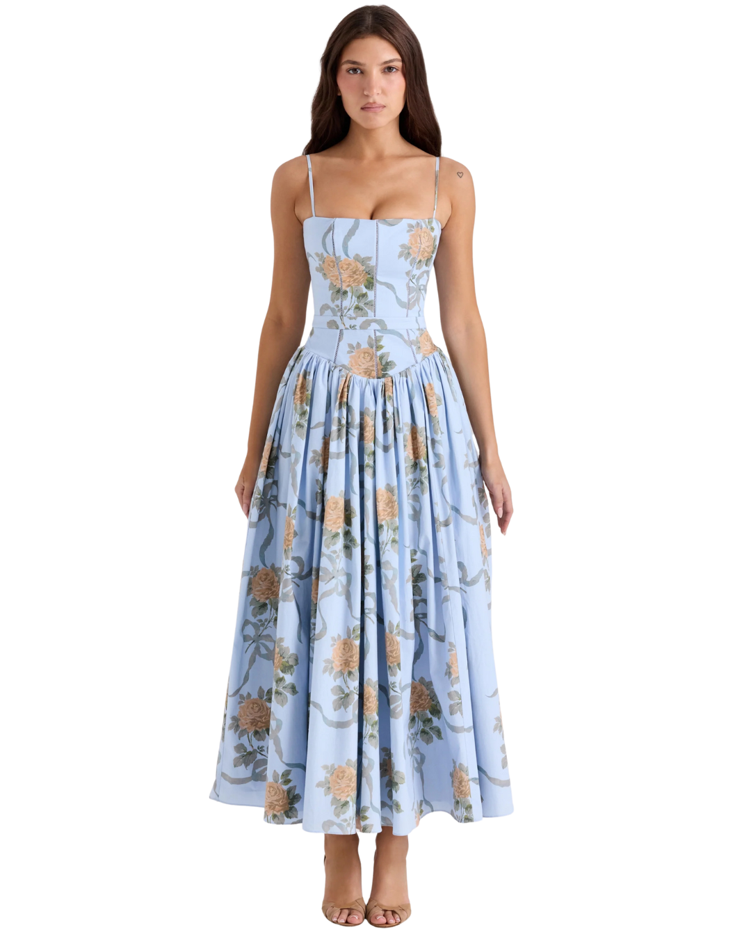 Carina | Vintage Kleid mit eleganter Schleifendetail