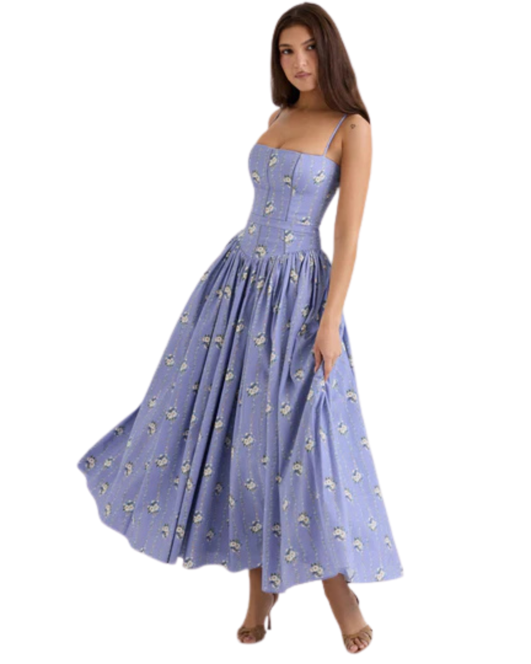 Carina | Vintage Kleid mit eleganter Schleifendetail