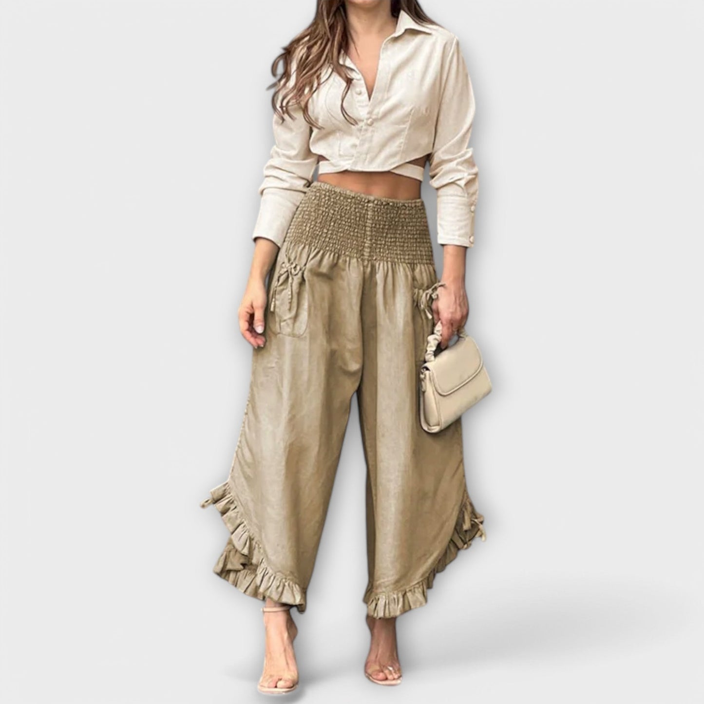Mara | Lockere Damenhose aus Leinen modisch und bequem