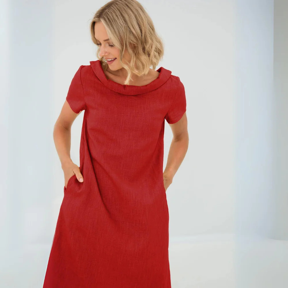 Clara | Luftiges Sommerkleid aus feinem Leinen