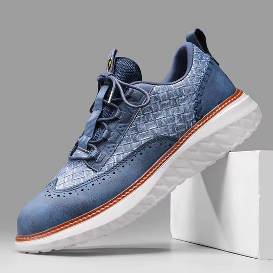 Maximilian | Stilvolle Brogue Leder Sneakers für Herren