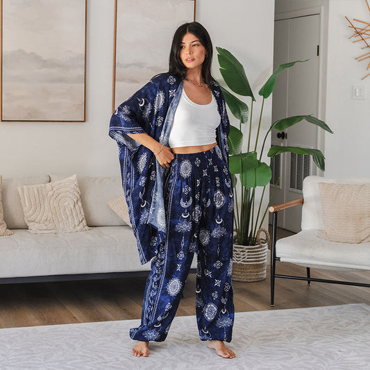 Sophie | Modisches Damen-Set in tiefem Mondblau