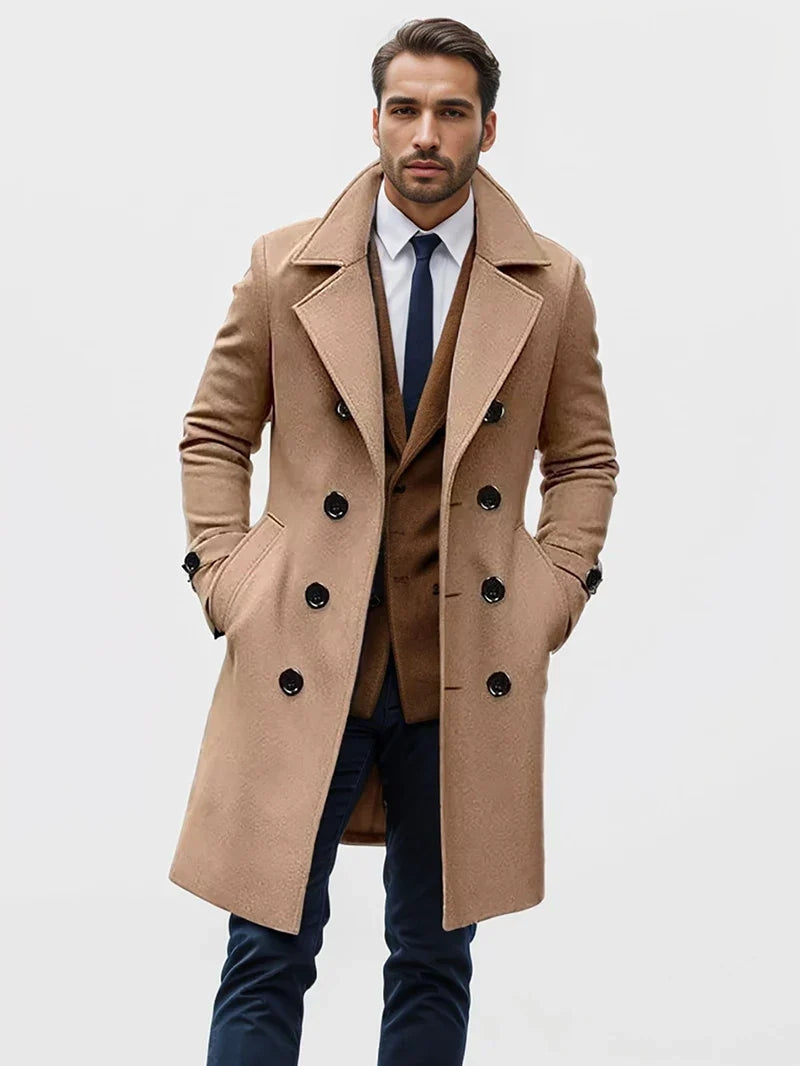 Felix | Eleganter Herren Trenchcoat im klassischen Design