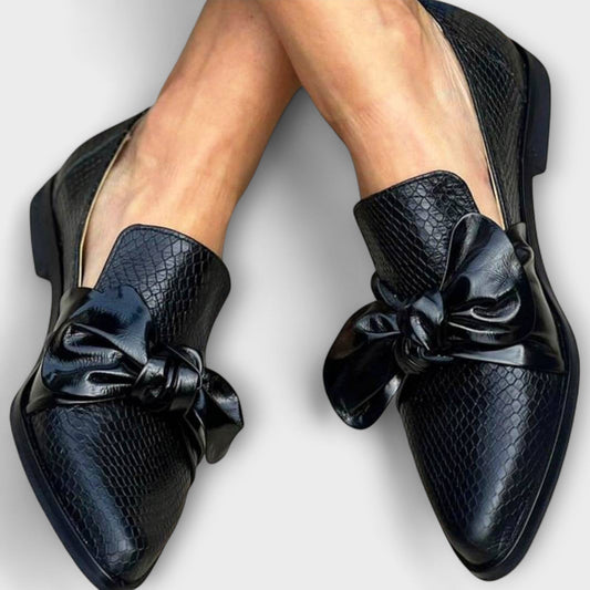 Isabella | Damen Loafer stilvoll mit Schleifendetail