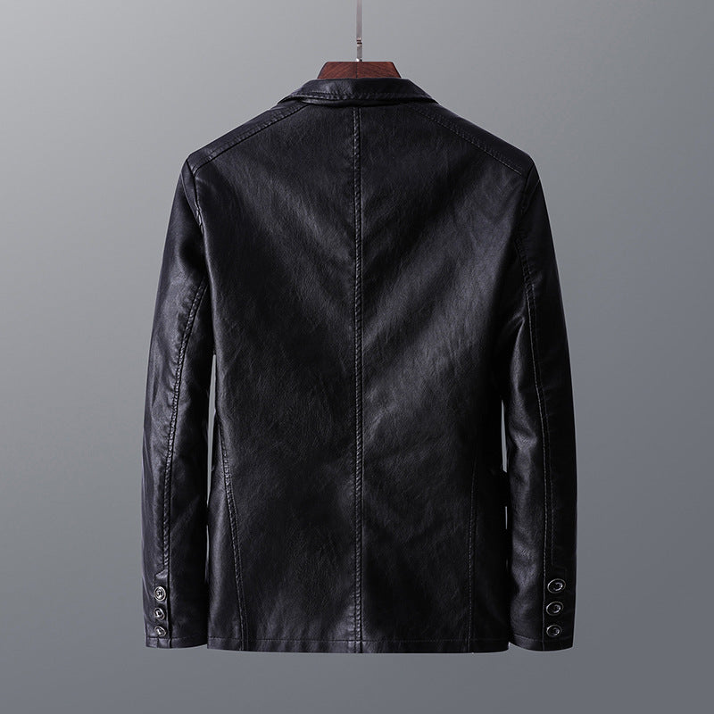 Lukas | Stilvolle Herren Lederjacke im urbanen Look