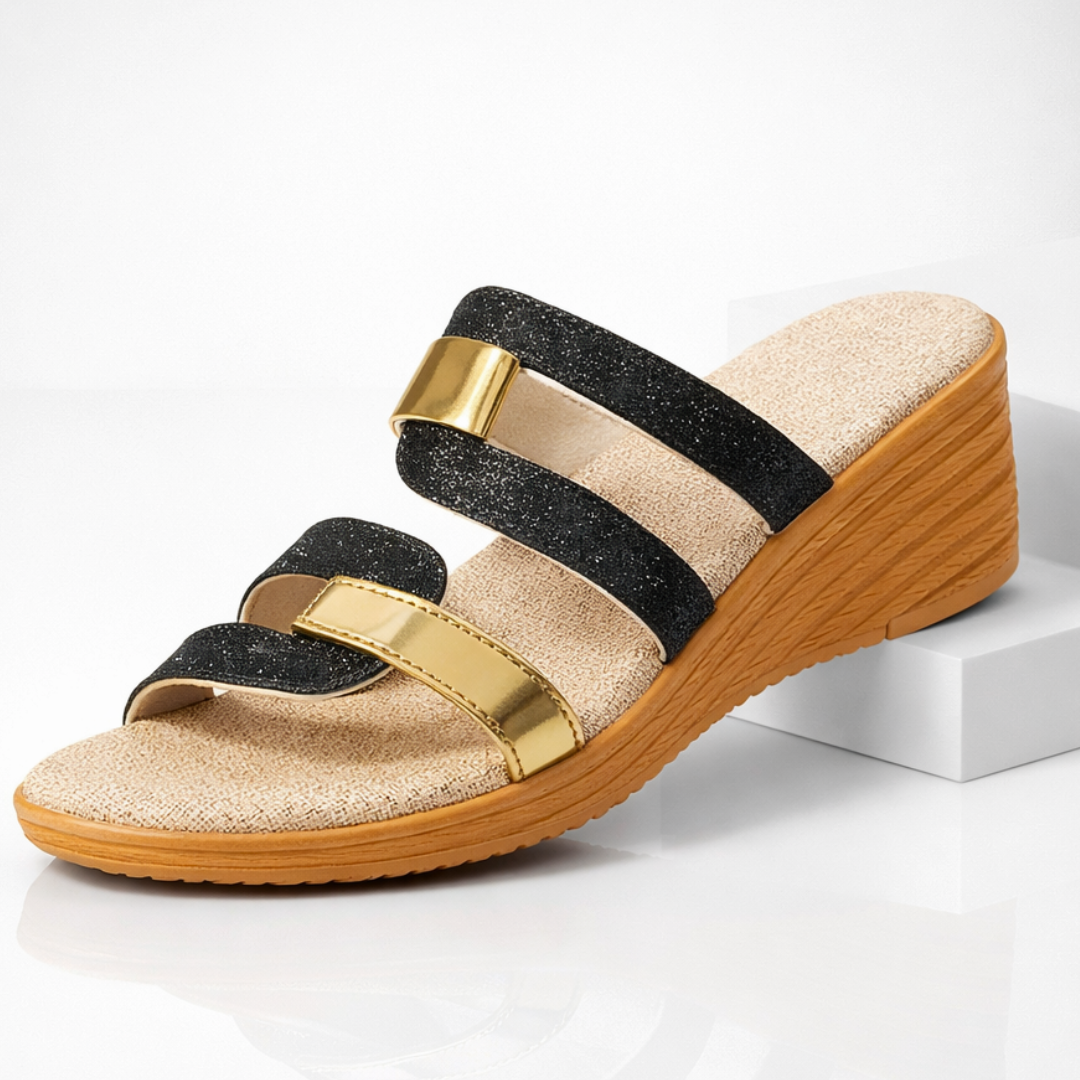 Ella | Stilvolle Damen Slide Sandalen