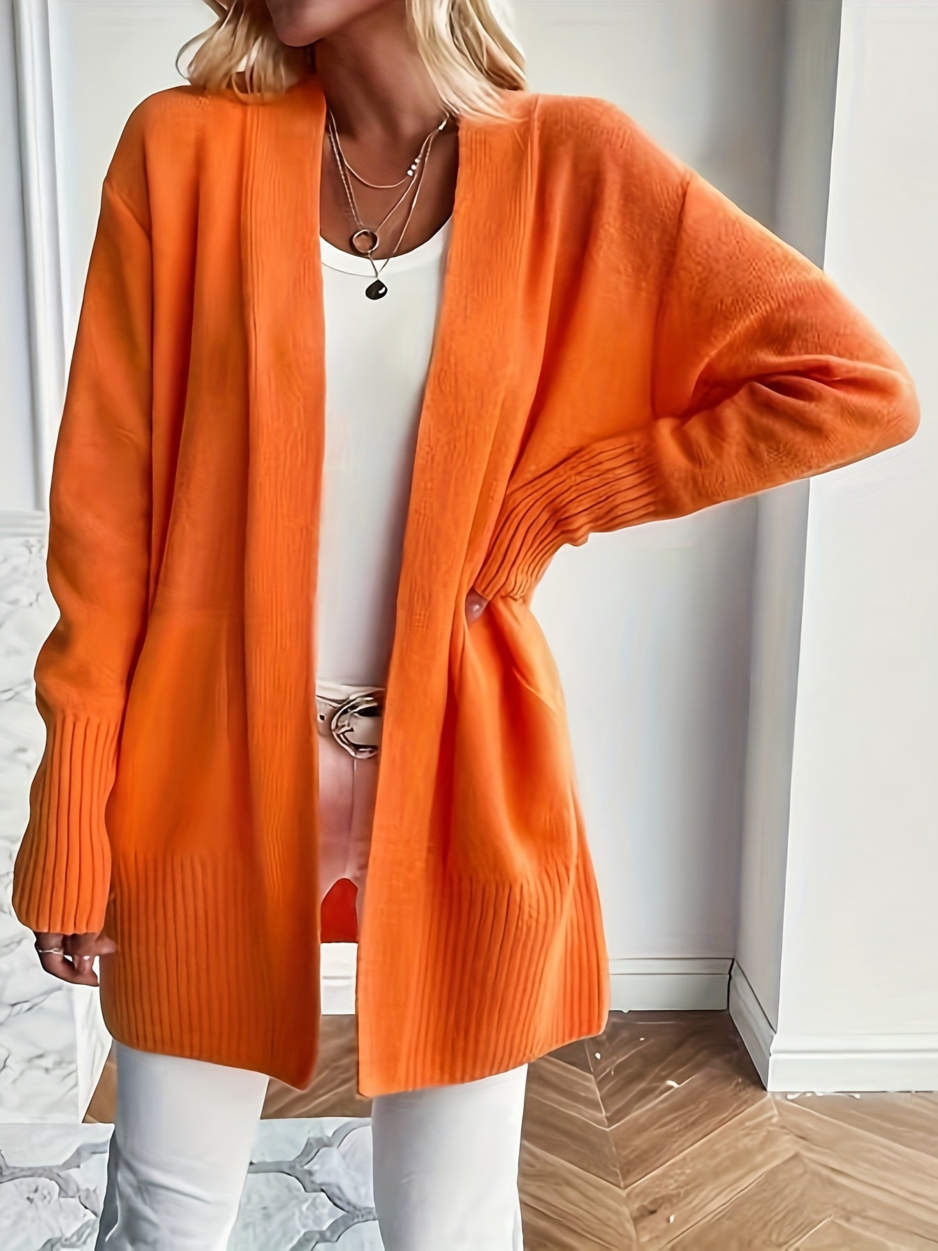 Leonie | Kuscheliger Cardigan Offener Schnitt