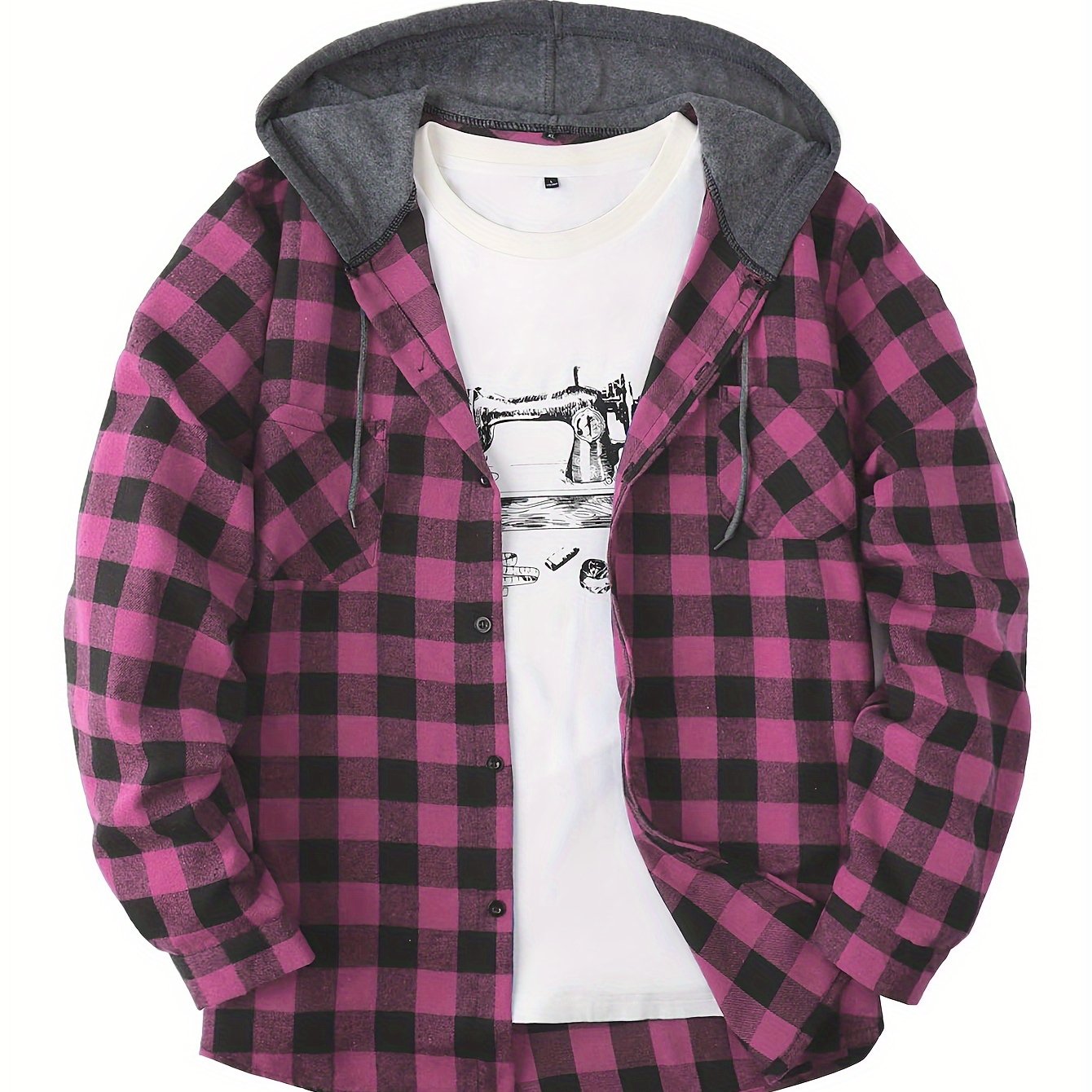 Lukas | Timberland Flanellhemd Mit Angesetztem Hoodie