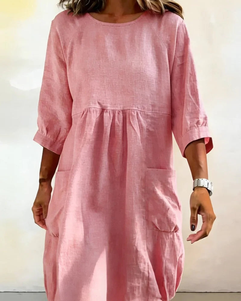 Paula | Charmantes 3/4-Arm-Kleid Damen