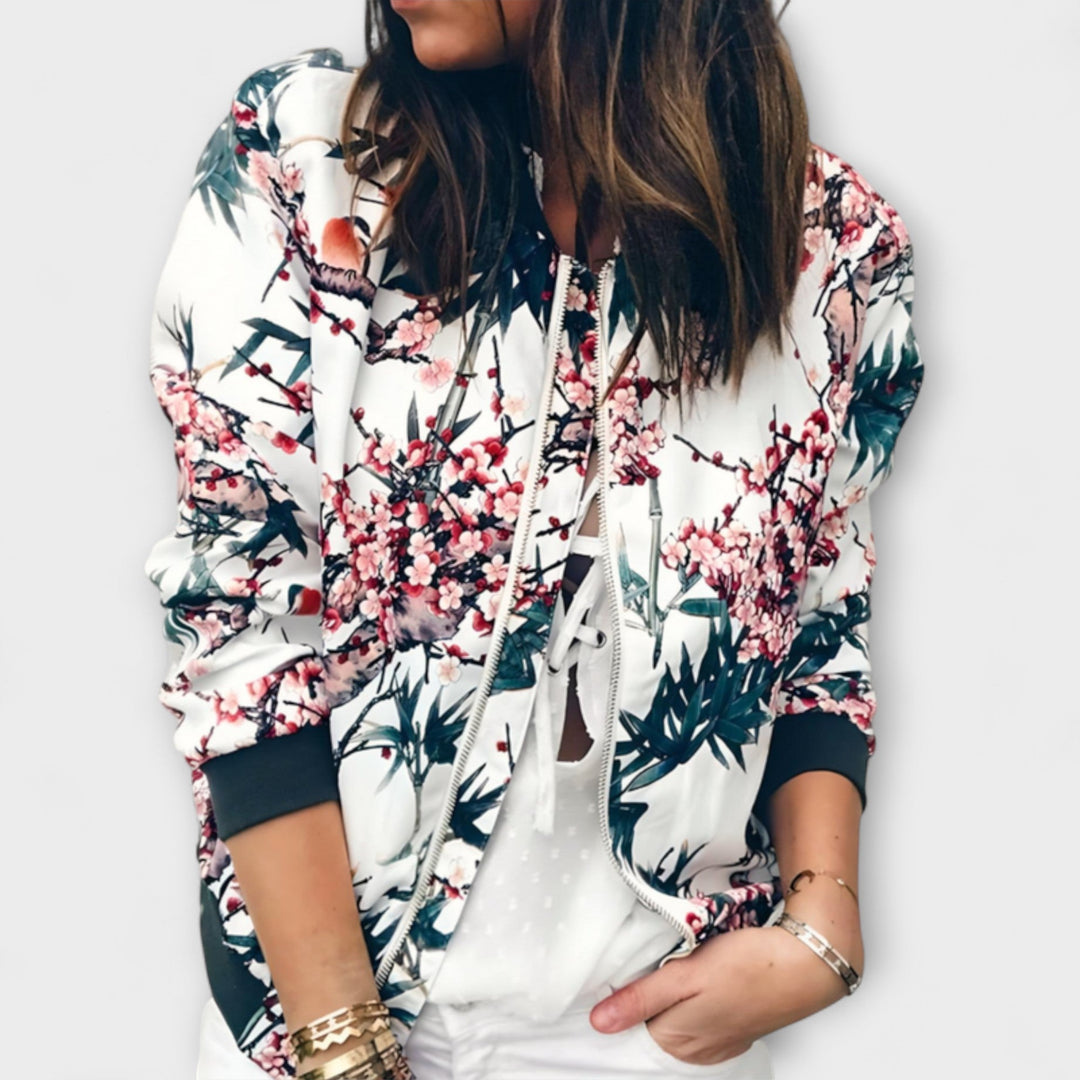 Lara | Bequemer Cardigan mit Reißverschluss für Damen