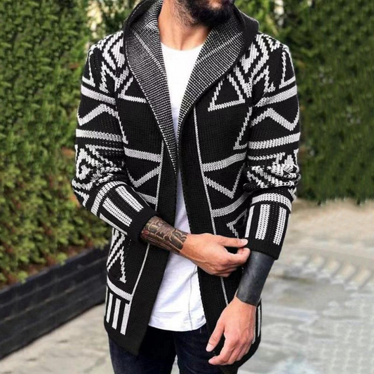 Leon | Zeitlose Herrenstrickjacke aus weichem Strickstoff
