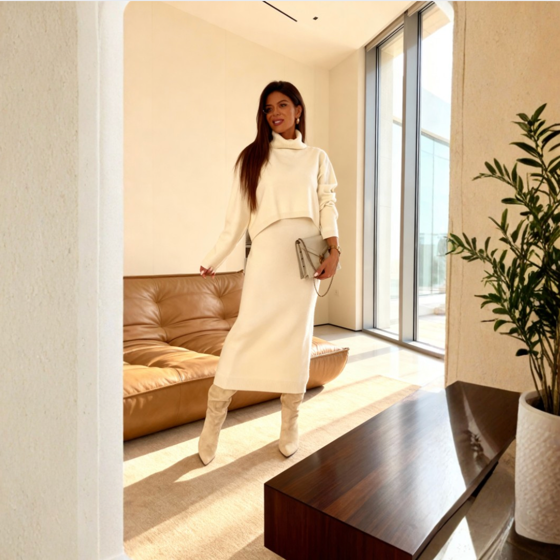 Mila | Elegantes Layering für Damen im Wintertrend