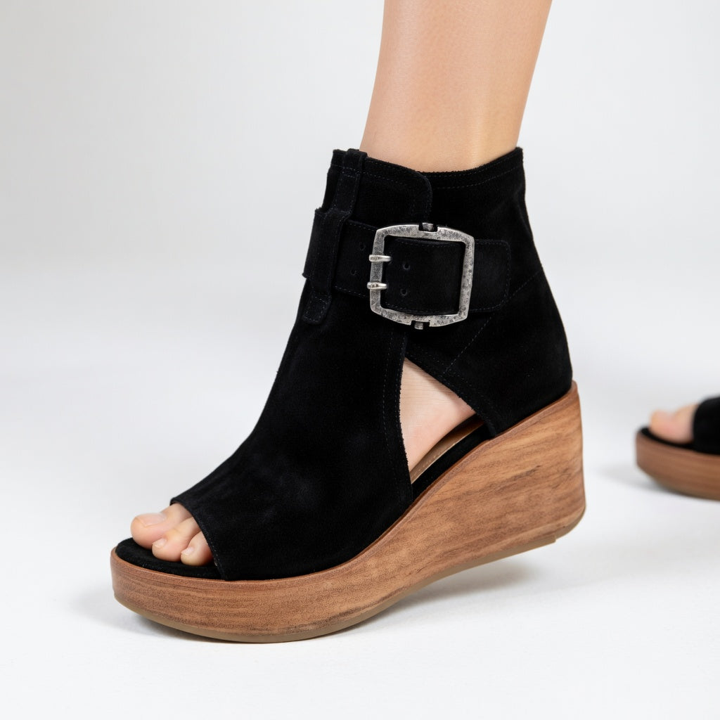 Emma | Moderne Keil Stiefeletten Damen