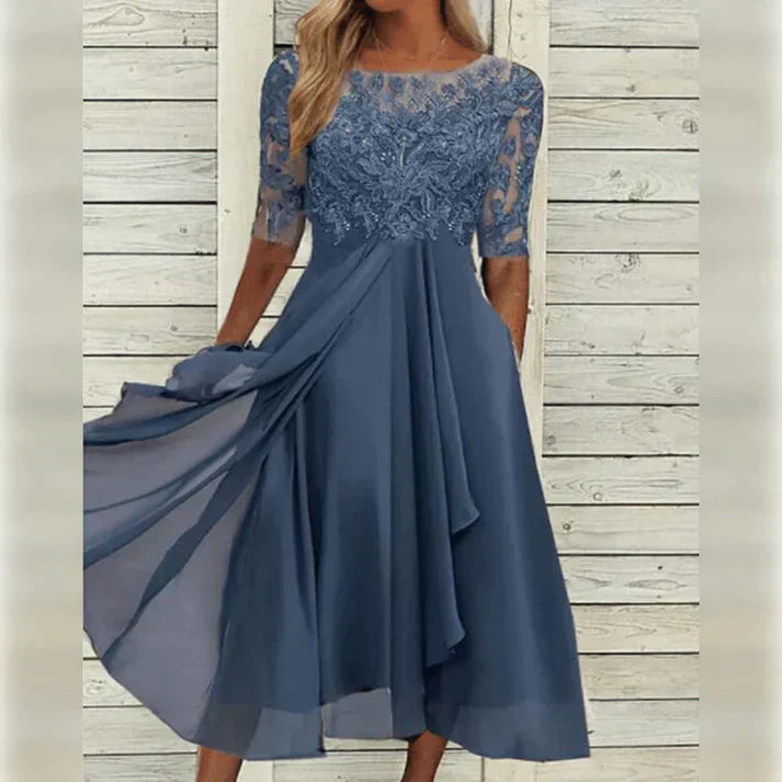 Marie | Stilvolles Damen Sommerkleid luftig und elegant