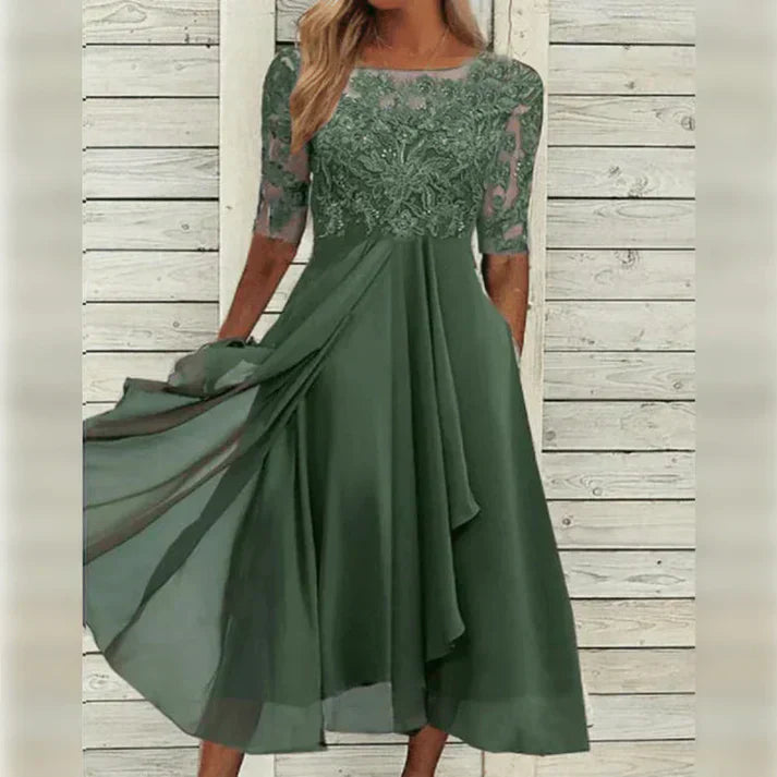 Marie | Stilvolles Damen Sommerkleid luftig und elegant