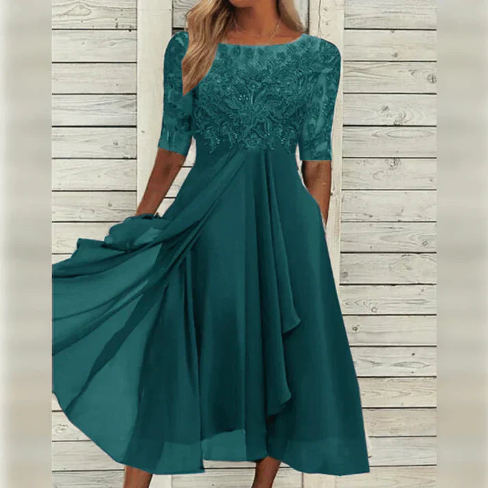 Marie | Stilvolles Damen Sommerkleid luftig und elegant