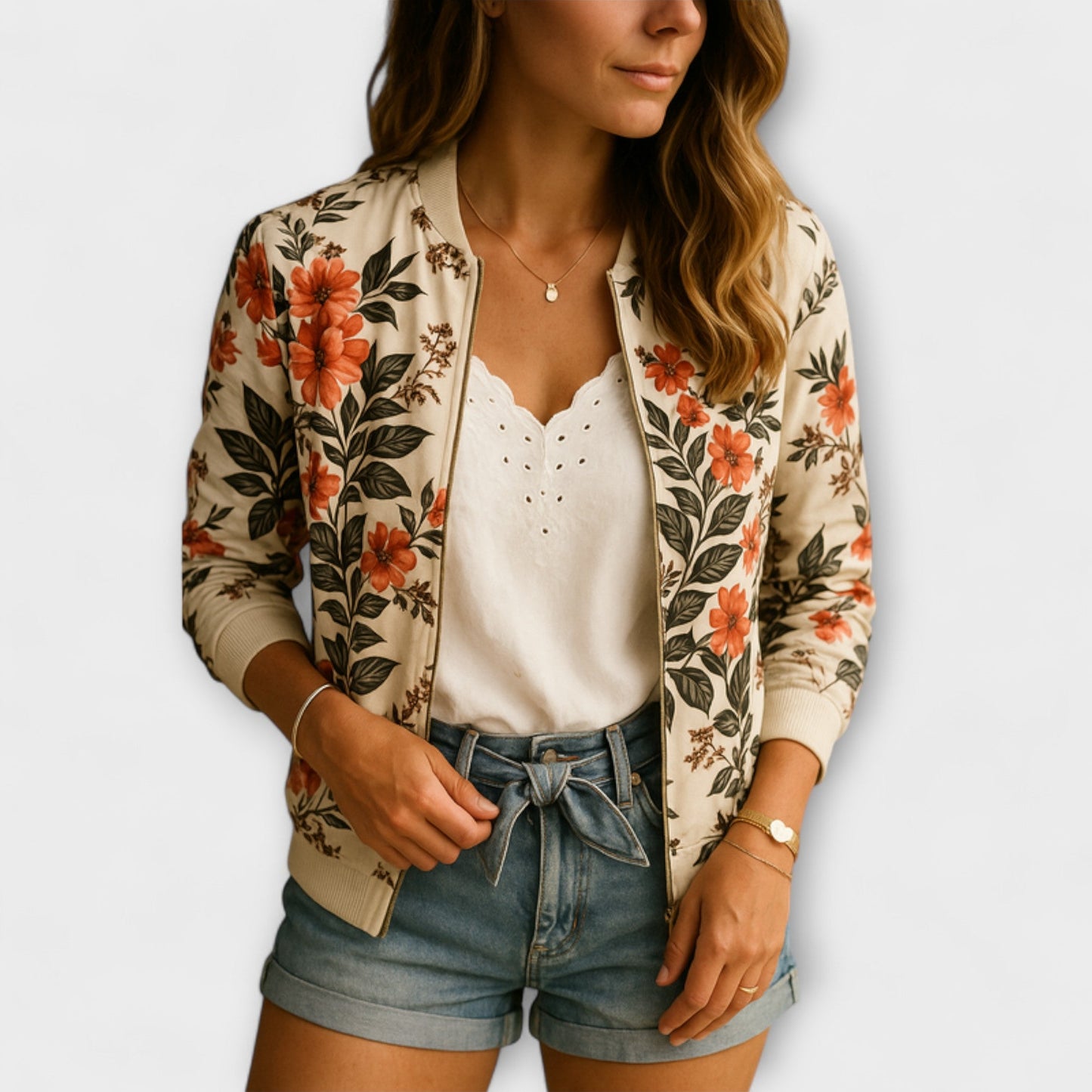 Lara | Bequemer Cardigan mit Reißverschluss für Damen