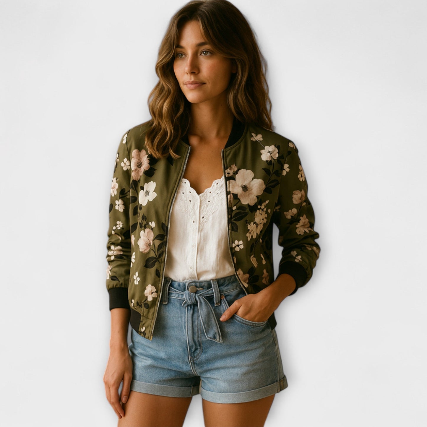 Lara | Bequemer Cardigan mit Reißverschluss für Damen