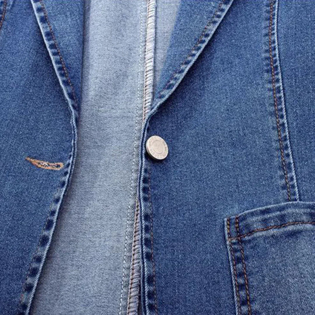 Nina | Modischer Denim-Blazer für Damen im Büro-Look