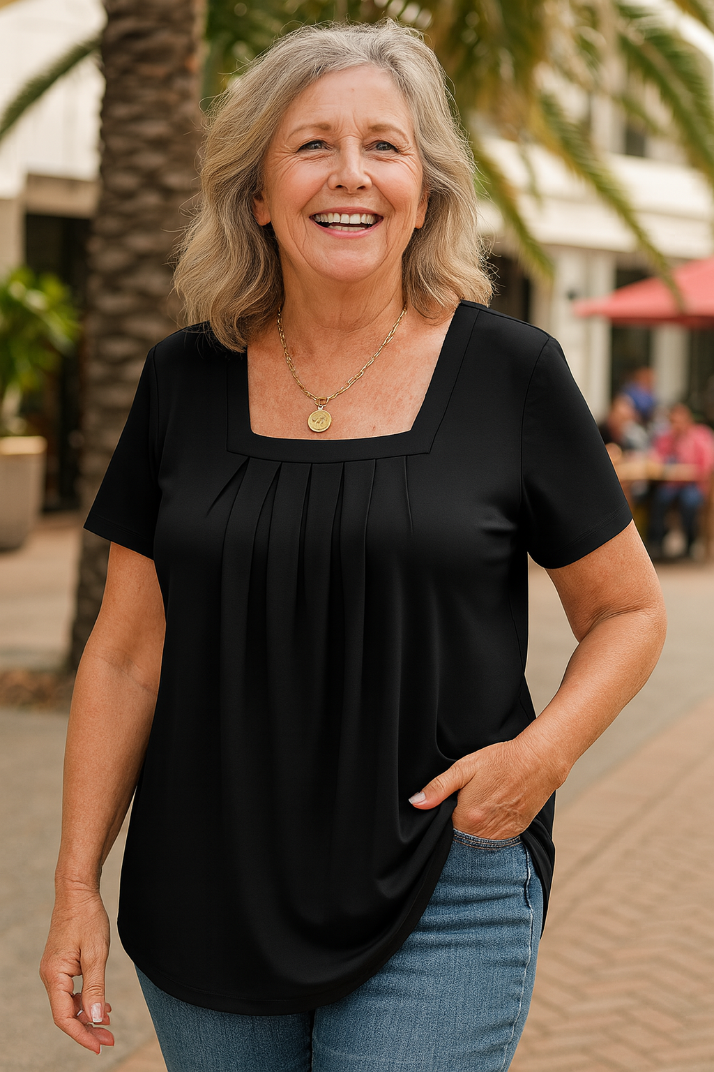 Mila | Stilvolle Bluse Damen Look