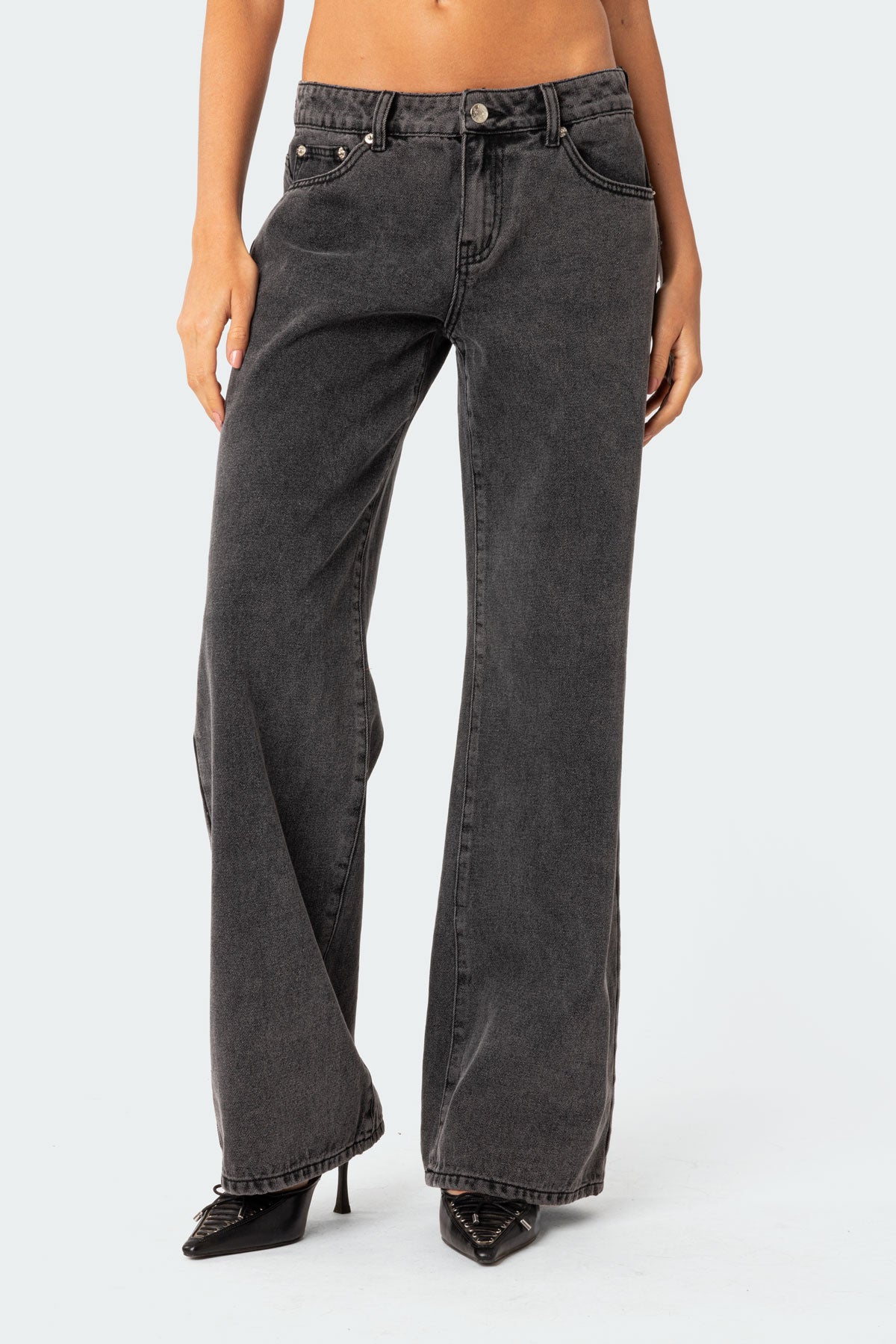 Nina | Damen-Low-Jeans Retro modern & lässig