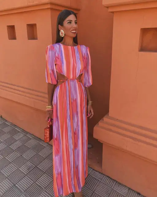 Laura | Stilvolles Sommerkleid für Damen mit Rückenfrei