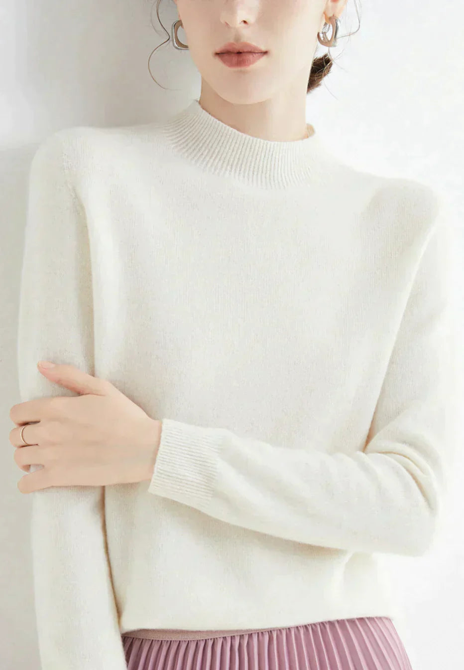 Sophie | Weicher Pullover mit feinem Kaschmir