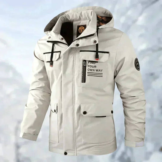 Matthias | Wetterfeste Outdoorjacke mit praktischer Kapuze