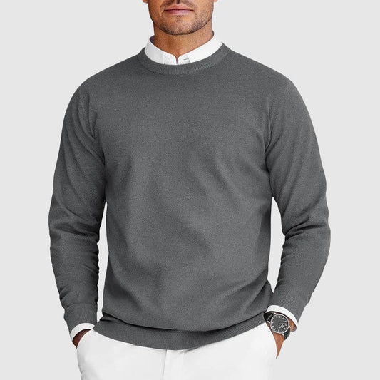 Tobias | Modern geschnittener Herren Kaschmirpullover
